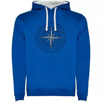Худи Kruskis Compass Rose Two-Colour, синий