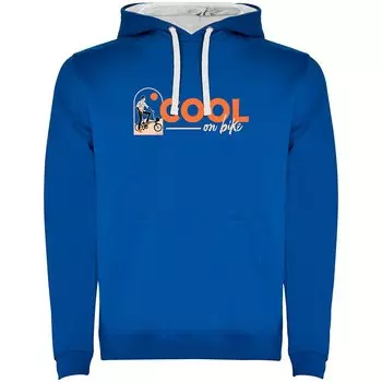 Худи Kruskis Cool On Bike Two-Colour, синий