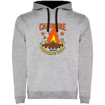 Худи Kruskis Drinking Team, серый