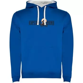 Худи Kruskis Explore More Two-Colour, синий