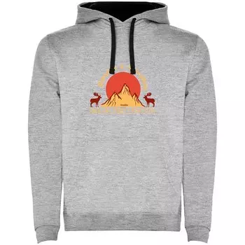 Худи Kruskis Find the Trully Bicolor, серый