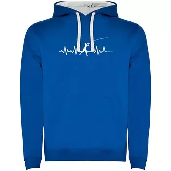 Худи Kruskis Fishing Heartbeat Two-Colour, синий