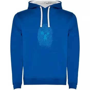 Худи Kruskis Fitness Fingerprint Two-Colour, синий