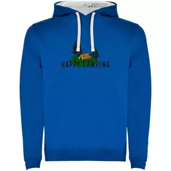 Худи Kruskis Happy Camping Two-Colour, синий