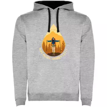 Худи Kruskis Hike More Two-Colour, серый