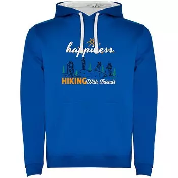 Худи Kruskis Hiking Nature Two-Colour, синий