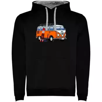 Худи Kruskis Hippie Van Ski Two-Colour, черный