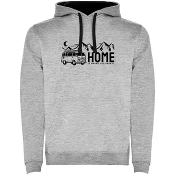 Худи Kruskis Home Two-Colour, серый