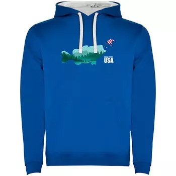 Худи Kruskis Made In The USA Two-Colour, синий