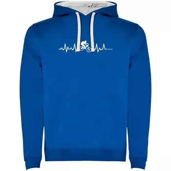Худи Kruskis MTB Heartbeat Two-Colour, синий