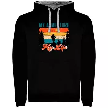 Худи Kruskis My Adventure Two-Colour, черный