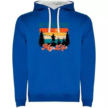 Худи Kruskis My Adventure Two-Colour, синий