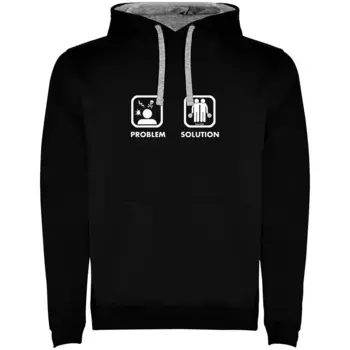 Худи Kruskis Problem Solution Padel Bicolor, черный