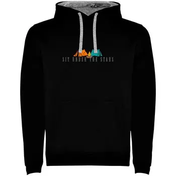 Худи Kruskis Sit Under The Stars Two Colour, черный