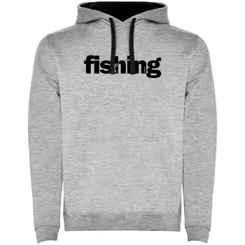 Худи Kruskis Word Fishing Two-Colour, серый