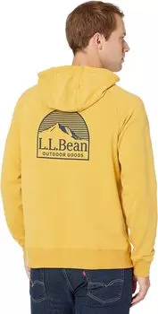 Худи L.L.Bean Camp Hoodie Graphic Regular, цвет Dark Curry/Outdoor Goods