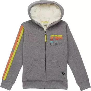 Худи L.L.Bean Sherpa-Lined Hoodie, цвет Gray Heather