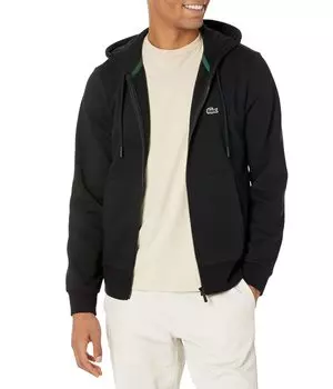 Худи Lacoste Jersey T-Shirt Hoodie, черный
