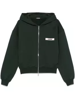 Худи Le Hoodie Gros Grain Jacquemus, зеленый