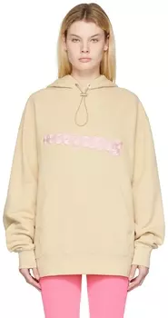 Худи Le Papier 'Le Sweatshirt Spirale' бежевого цвета Jacquemus