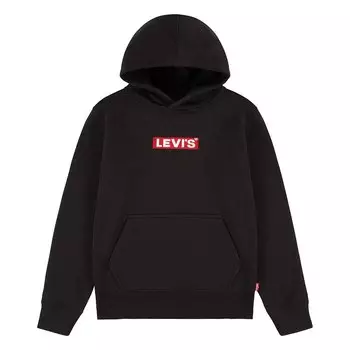 Худи Levi's Boxtab Pullover Kids, черный