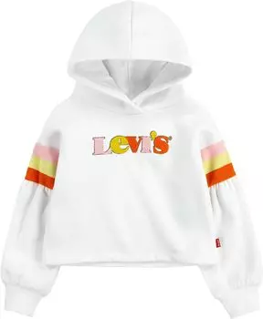 Худи Levi'S Full Sleeve High-Rise Hoodie, белый