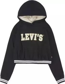 Худи Levi'S High-Rise Pullover Hoodie, черный