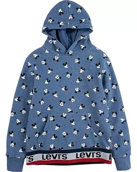 Худи Levi's Kids All Over Print Mickey Hoodie, цвет Navy Heather