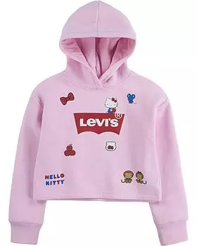 Худи Levi's Kids Hello Kitty High-Rise (Toddler), розовый