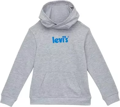 Худи Levi's Kids Logo Pullover Hoodie, цвет Light Gray Heather