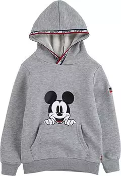 Худи Levi'S Levi's x Disney Mickey Mouse Hoodie, цвет Grey Heather