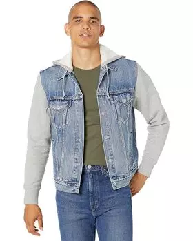 Худи Levi's Mens Hybrid Hoodie V Trucker, цвет Candy Man