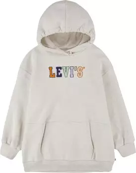 Худи Levi'S Oversized Graphic Pullover Hoodie, цвет Oatmeal Heather
