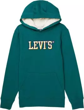 Худи Levi'S Sherpa Lined Pullover Hoodie, цвет Forest Biome