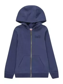 Худи Levis Kids Zip-Up Hoodie, цвет Gentian