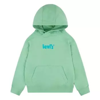 Худи Levis Logo Pullover, зеленый