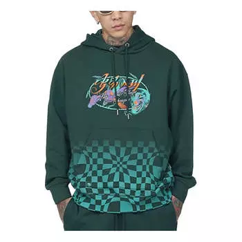 Худи Li-Ning BadFive Sports Basketball Series Printing Loose Hoodie 'Dark Green', зеленый