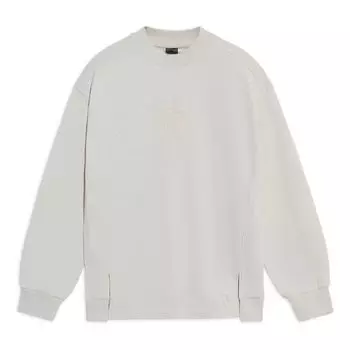 Худи Li-Ning x Dragon Crossover Series Loose Round Neck Pullover 'White', белый