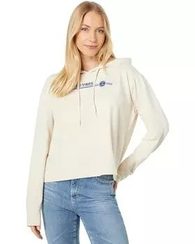 Худи Life is Good Good Vibes Stripe Crusher-Flex Boxy, белый