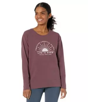 Худи Life is Good, Positive Lifestyle Crusher Flex Tunic