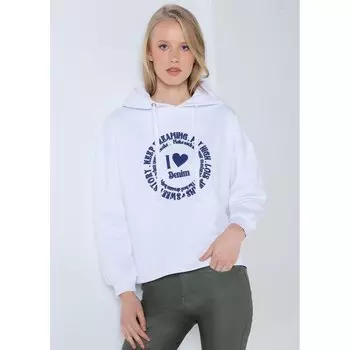 Худи Lois Jeans 136255-46444-2421-501, белый
