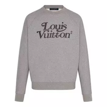 Худи LOUIS VUITTON x Nigo Crossover Squared Casual Pullover Unisex Gray, серый