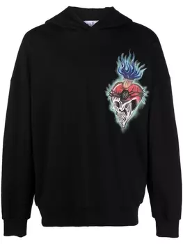 Худи Love с графичным принтом Philipp Plein, черный