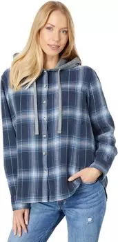 Худи Lucky Brand Fashion Plaid Hoodie, цвет Navy Plaid