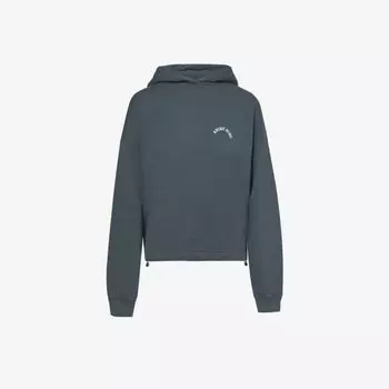 Худи Lucy из хлопкового джерси с логотипом Anine Bing, темно-синий