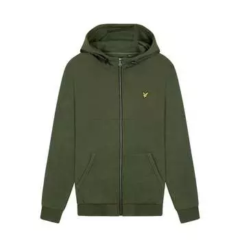Худи Lyle & Scott Zip-Up Softshell, зеленый