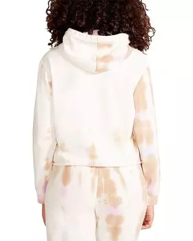 Худи Madden Girl Raw Hem Cropped Hoodie, цвет Taupe Combo