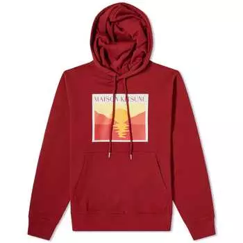 Худи Maison Kitsun Sunset Postcard Hoodie, цвет Sundown