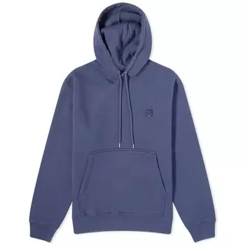 Худи Maison Kitsune Bold Fox Head Patch Comfort, цвет Ink Blue
