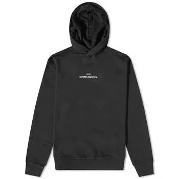 Худи Maison Margiela Upside Down Logo, черный